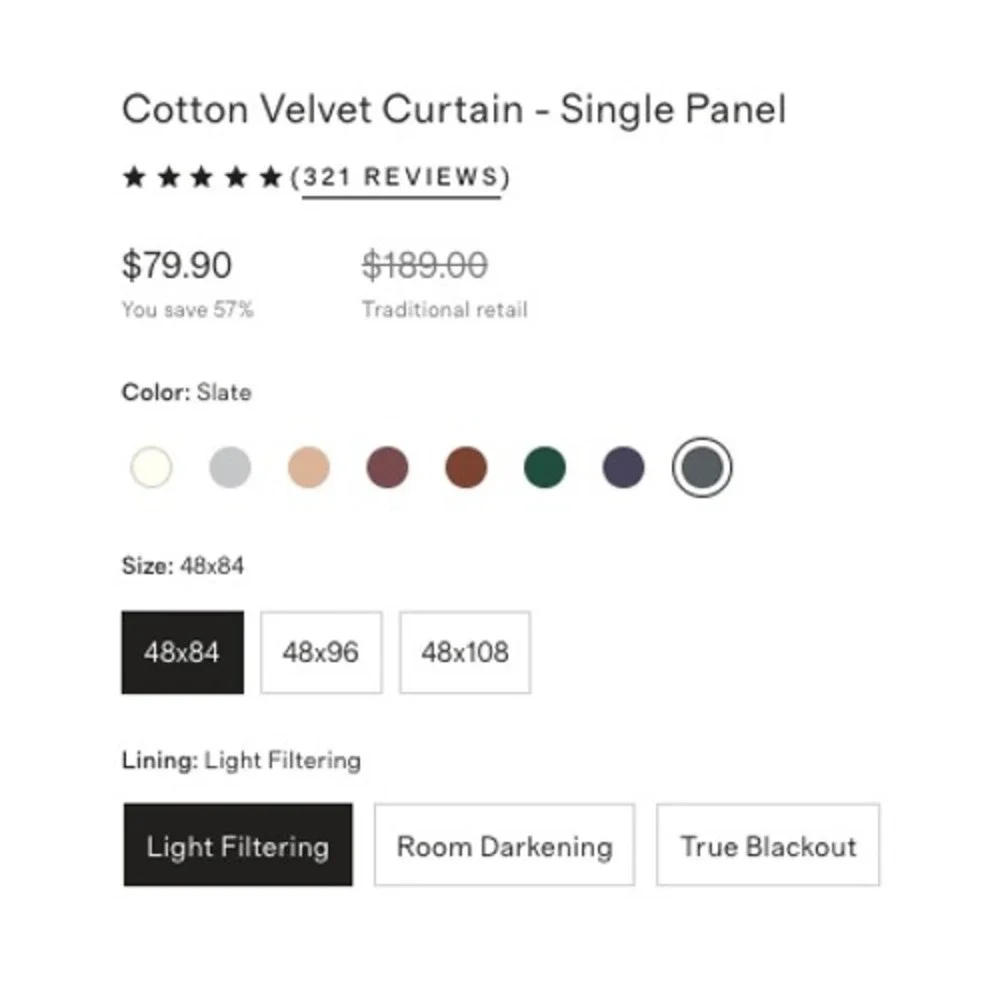 Quince slate cotton